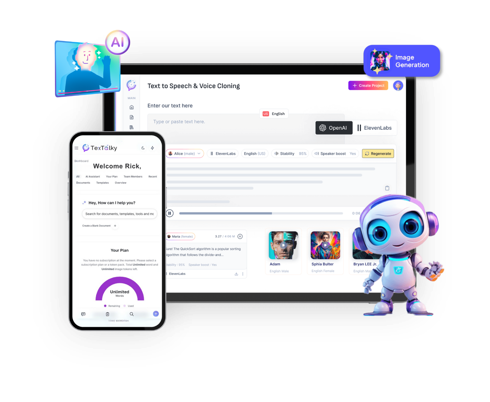 Textalky AI Studio