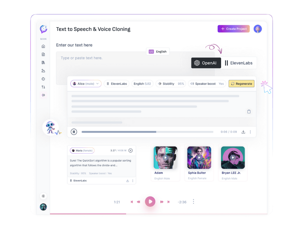 Textalky Text to speech