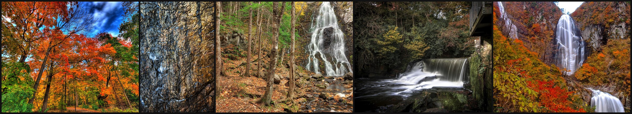 Autumn Falls photo collage (CC / public domain)