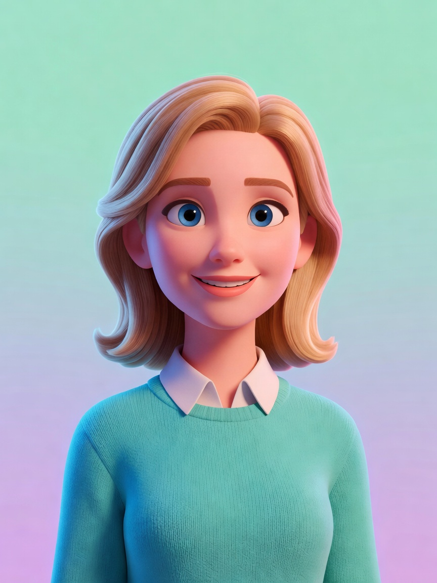 Cory Chase cartoon character portrait