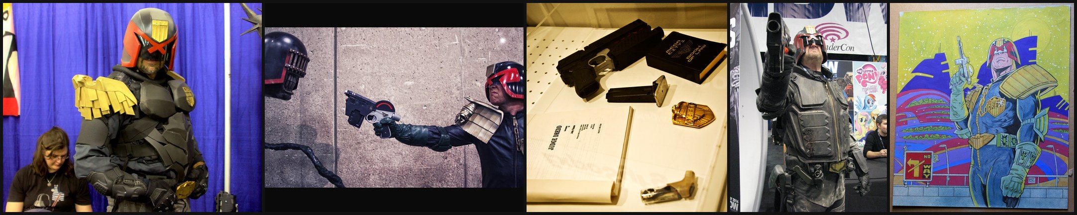 Dredd photo collage (CC / public domain)