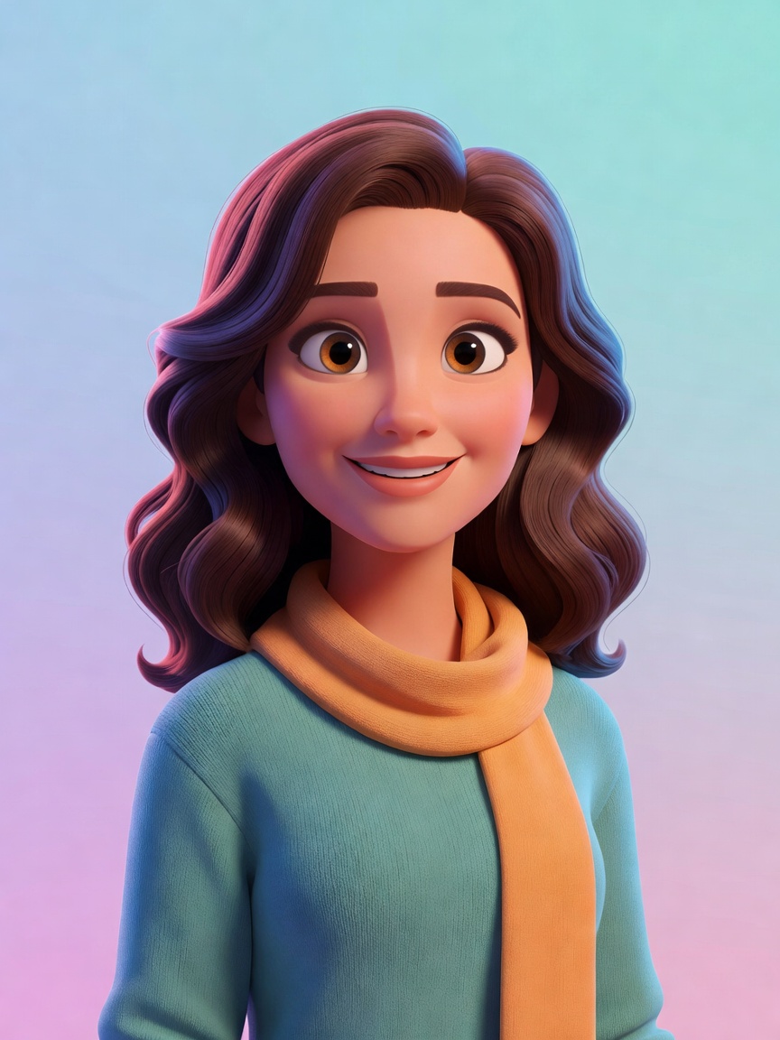 Mariana Martix cartoon character portrait