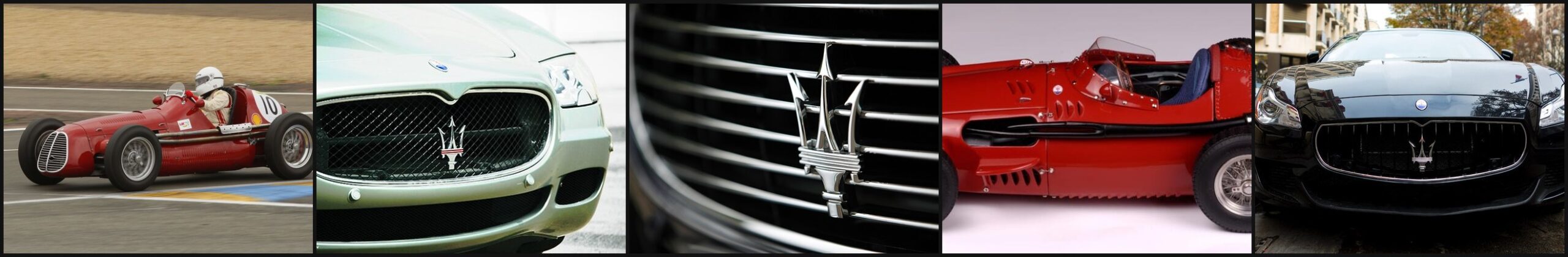 Maserati photo collage (CC / public domain)