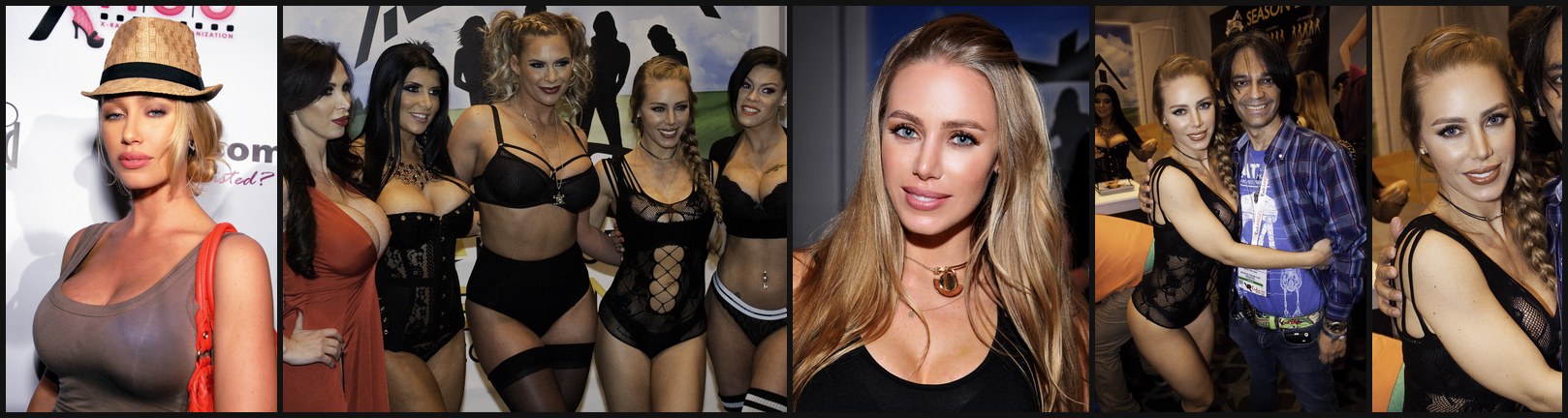Nicole Aniston photo collage (CC / public domain)