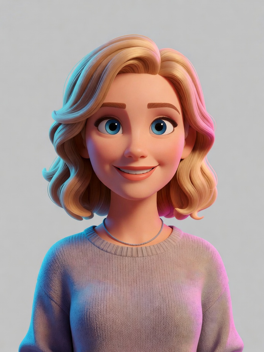 Pristine Edge cartoon character portrait