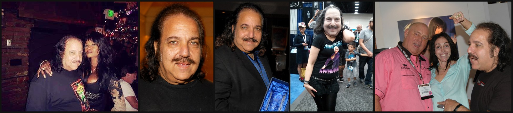 Ron Jeremy photo collage (CC / public domain)