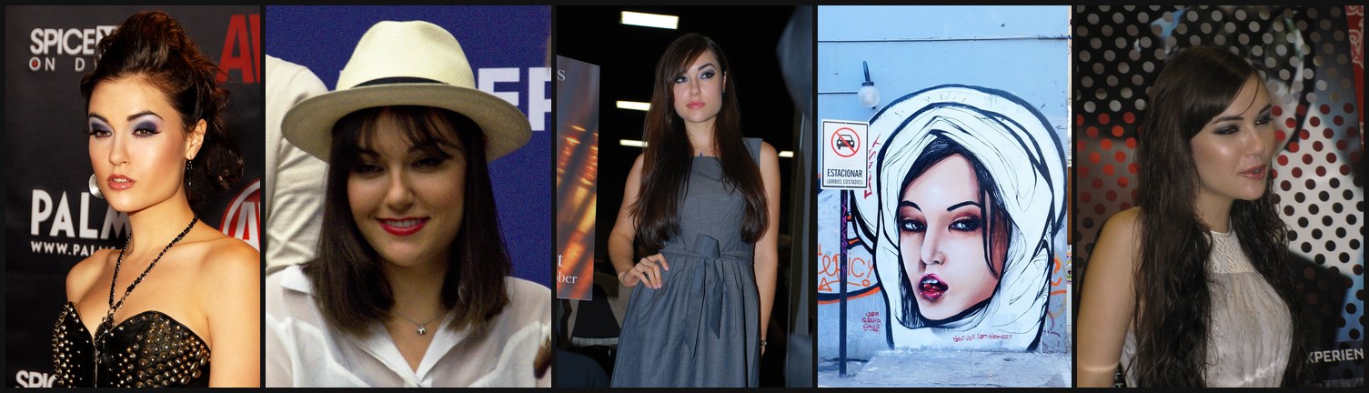 Sasha Grey photo collage (CC / public domain)