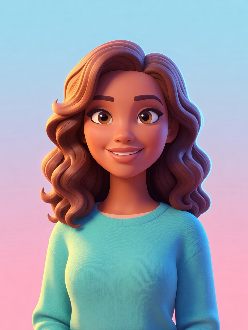 Teanna Trump cartoon character portrait